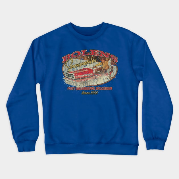 Bolens Snowmobiles 1965 Crewneck Sweatshirt by JCD666